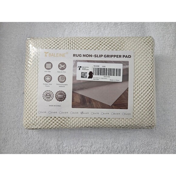 Baleine Other - Baleine Rug Non‑Slip Gripper Pad 4ft x 6ft Anti‑Skid Floor Protector